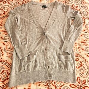 Light Heather gray Ana cardi size medium